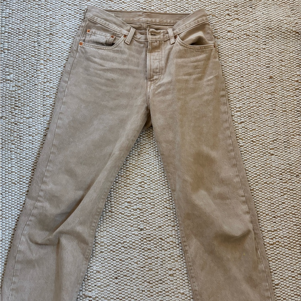 Levis 501 90s tan Straight-Leg Jeans